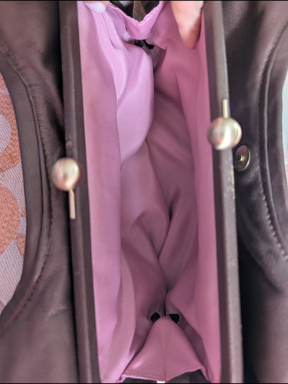 Coach Parker Rare Iridescent Copper Kisslock Hobo & Wristlet (B0993-13509)